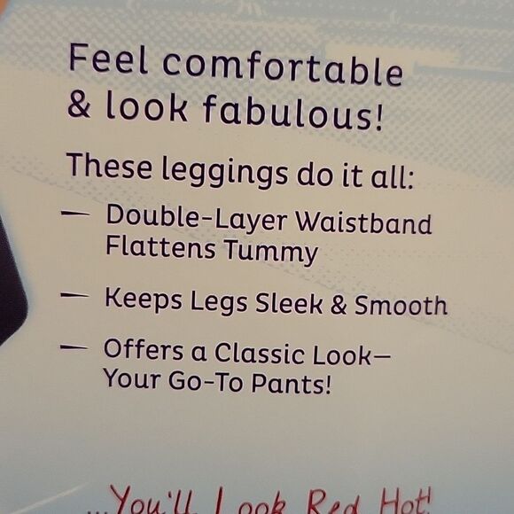 NEW 1X SPANX DENIM WASH WHITE SLIMMING CLASSIC SEAMLESS LEGGINGS NWT - Picture 3 of 7